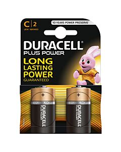 Duracell Alkaline MainLine Plus C, blister 2 pcs