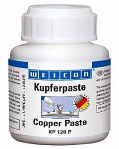 ANTI-SEIZE COPPER PASTE WEICON, KP 120 BRUSH TOP CAN 120GRM