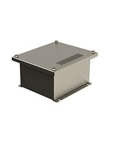 TEF 1058 Junction box Size 20 - Exe - IP66/67 - Bright chemical dip - AISI316
