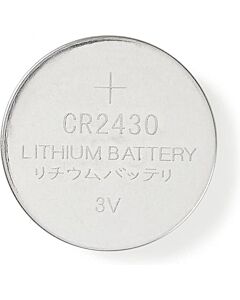 Button cell Lithium CR2430 3V Ø24x3,0mm