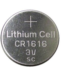 Button cell Lithium CR1616 3V Ø16x1,6mm