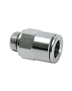 Perma Pluggable Hose Fitting G1/8a gerade, Schlauch 8 mm (Messing vern.) -