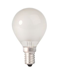 Ball lamp 220-240V 10W 50lm E14 frosted