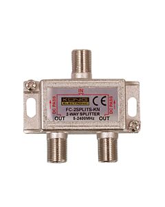 Coaxial splitter 2-way for F-connector