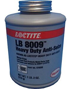 ANTI-SEIZE HEAVY DUTY LOCTITE, LB8009 BLACK BRUSH-TOP 1.2LBS