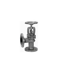 ANGLE VALVE DIN CAST IRON, FLANGED PN10/16 #242 20MM