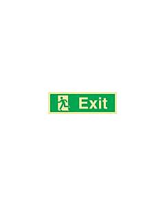 DIRECTION SIGN EXIT(R), 150X400MM