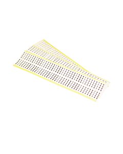 Codemarkers sheet A-Z 2-way in pvc cover