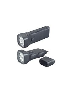 Acculux Rechargeable flashlight with LED 110/230V, type Multi LED