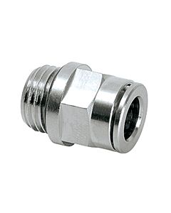 Perma Pluggable Hose Fitting G1/4a gerade, Schlauch 8 mm (Messing vern.) -