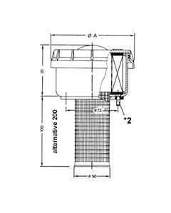 Filtration Group Input and Ventilation Filter Pi 0126 MIC