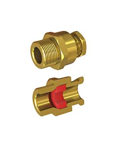 Cable Gland Exe: E205/624 M16/B1/15mm (D5,0-9,1mm) Brass