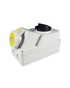 CEE Receptacle/switch 110V 16A 2P+earth 4H, IP67