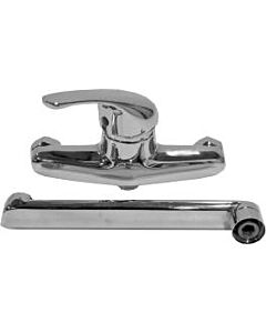 FAUCET SINK CHROMED WATERLINE, SINGLE LEVER 130-170MM SA557295