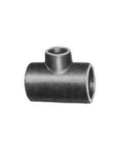 TEE REDUCING MALLEABLE CAST, IRON BLACK 3X3X2-1/2